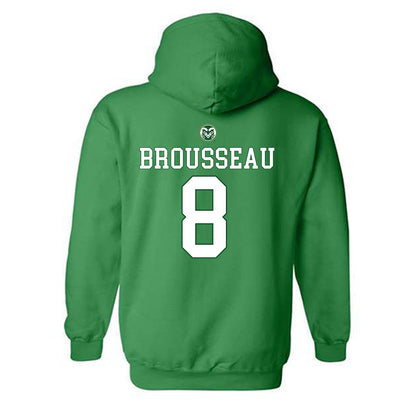 Colorado State - NCAA Football : Jackson Brousseau - Hooded Sweatshirt Classic Shersey