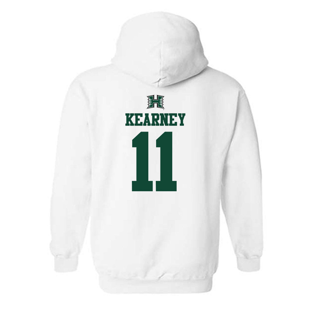 Hawaii - NCAA Men's Volleyball : Finn Kearney - Replica Shersey Hooded Sweatshirt-1