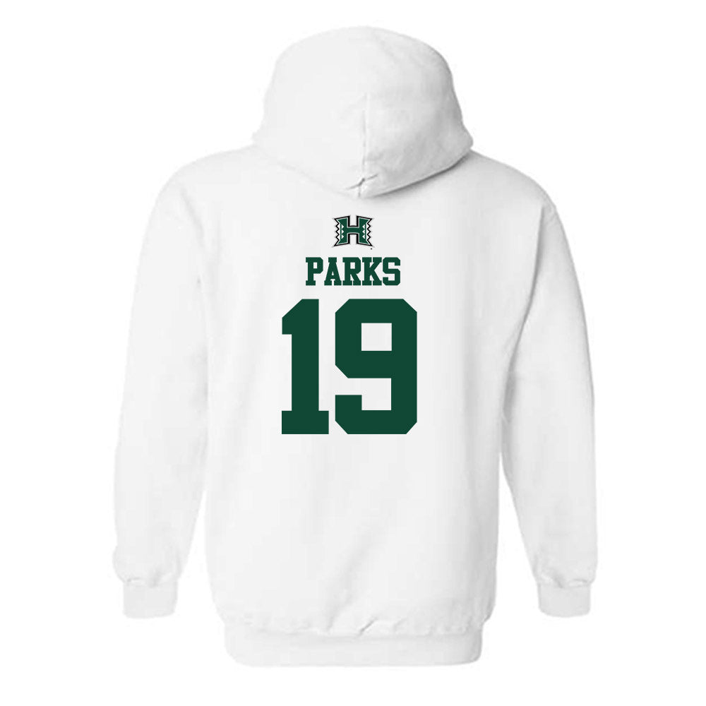 Hawaii - NCAA Men's Volleyball : Alexander Parks - Replica Shersey Hooded Sweatshirt-1