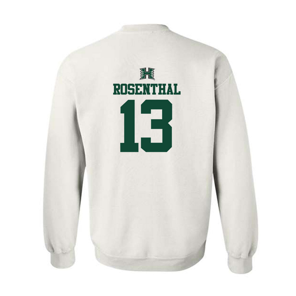 Hawaii - NCAA Men's Volleyball : Tread Rosenthal - Replica Shersey Crewneck Sweatshirt-1