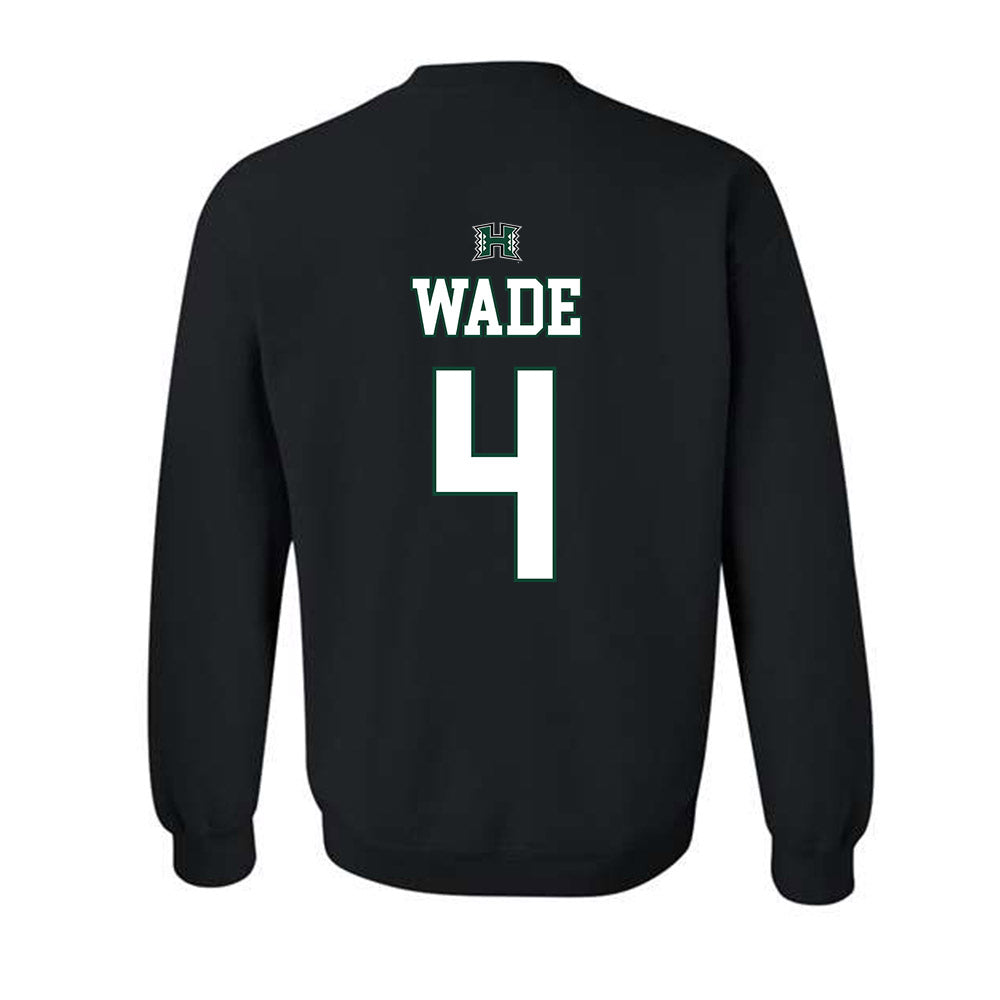 Hawaii - NCAA Men's Volleyball : Kainoa Wade - Sports Shersey Crewneck Sweatshirt-1