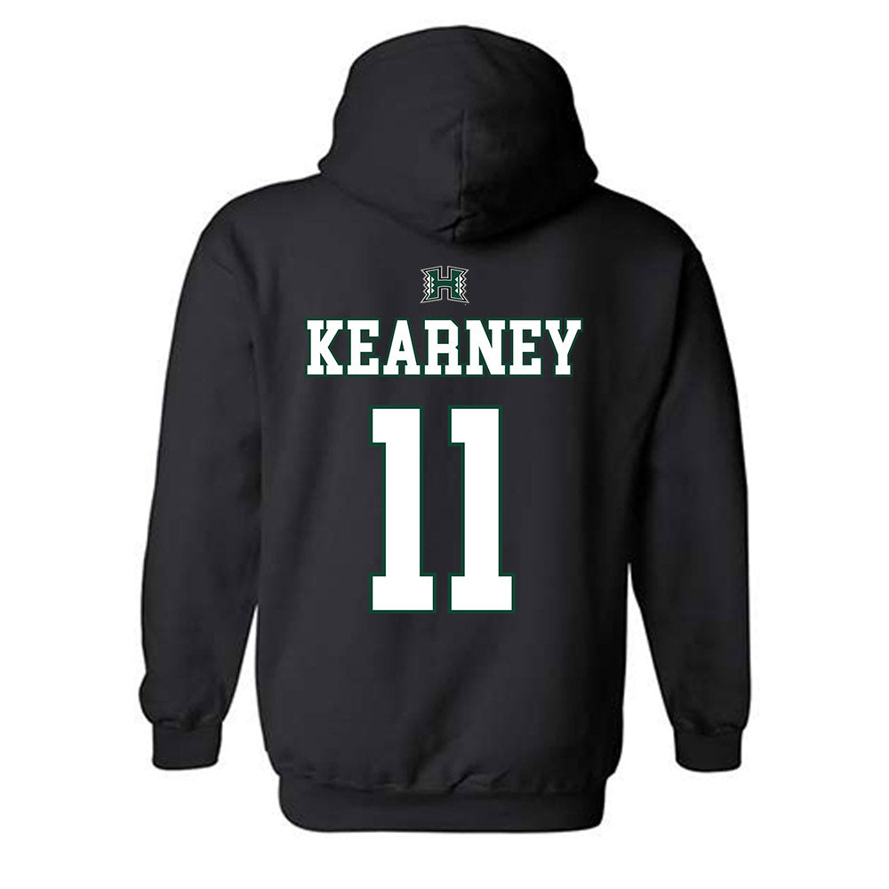 Hawaii - NCAA Men's Volleyball : Finn Kearney - Sports Shersey Hooded Sweatshirt-1