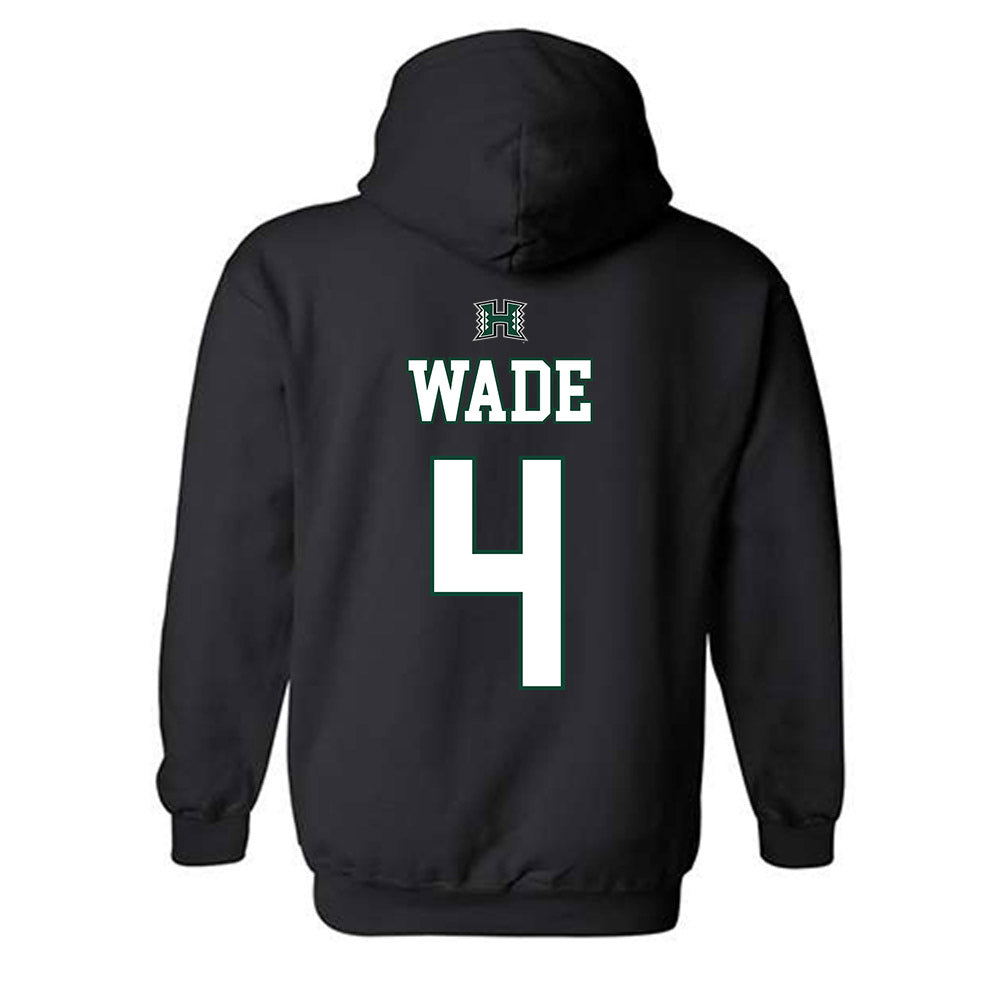 Hawaii - NCAA Men's Volleyball : Kainoa Wade - Sports Shersey Hooded Sweatshirt-1