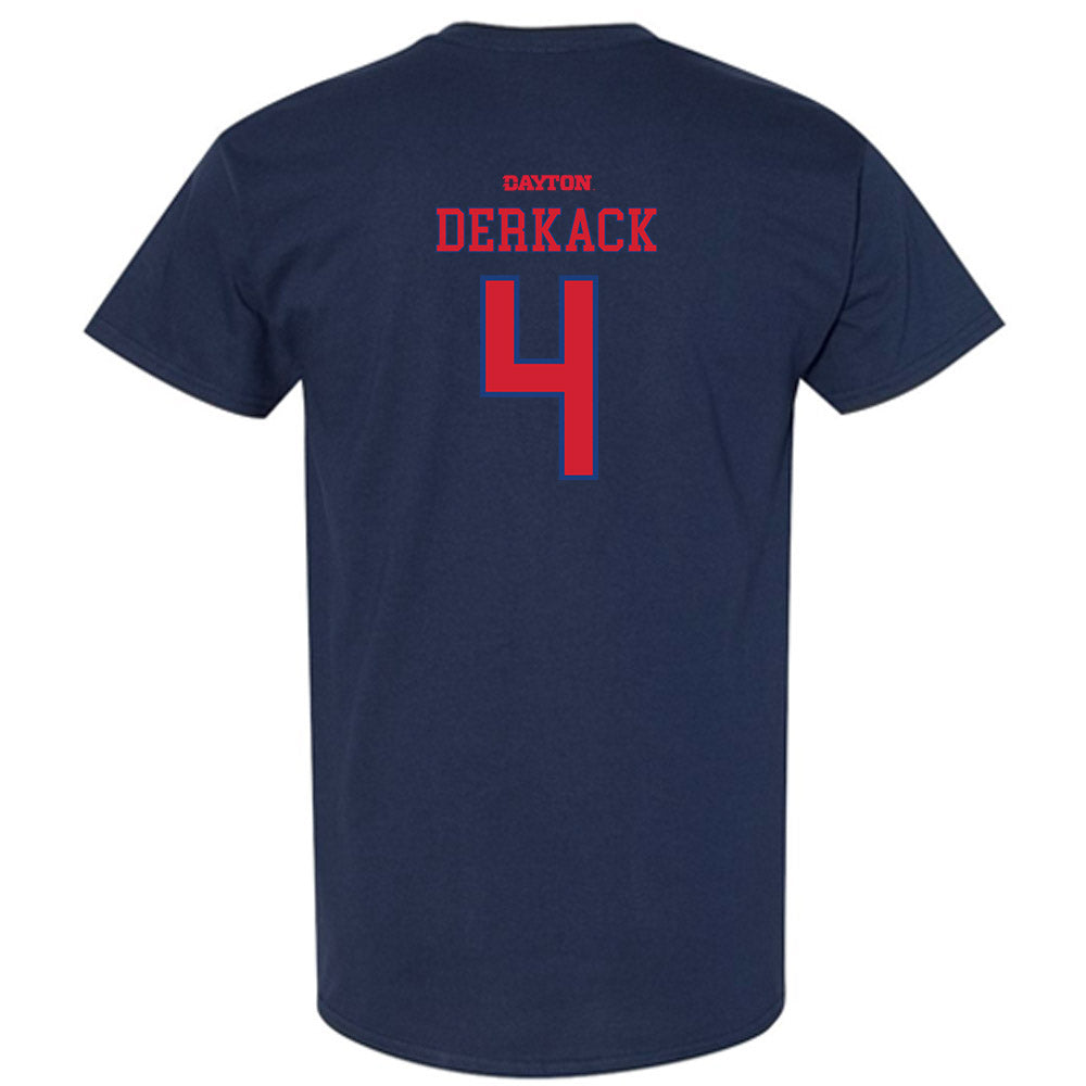 Dayton - NCAA Men's Basketball : Jordan Derkack - Generic Shersey T-Shirt-1