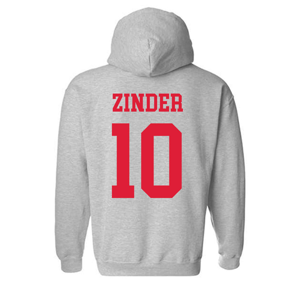 Dayton - NCAA Men's Tennis : Mikkel Zinder - Classic Shersey Hooded Sweatshirt-1