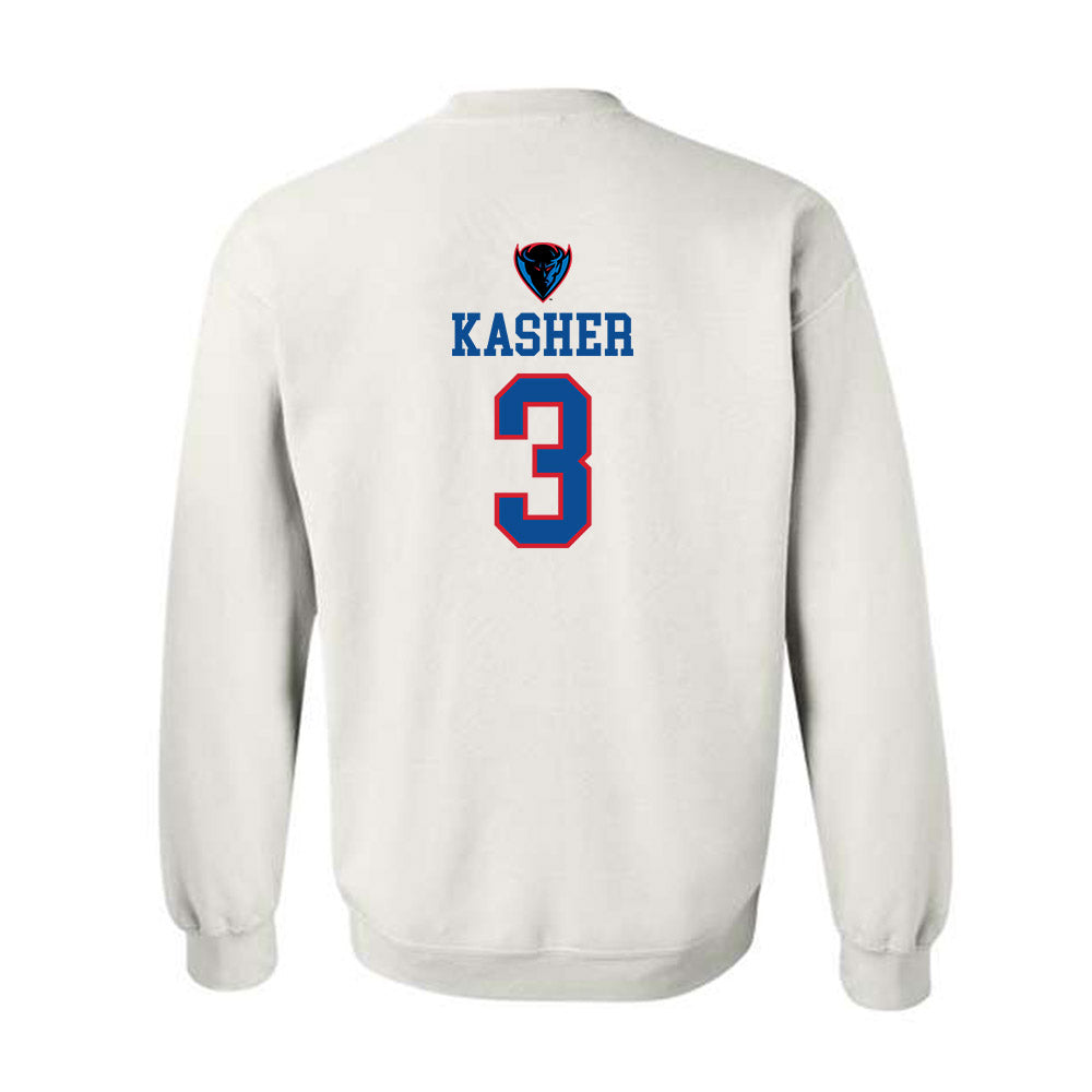 DePaul - NCAA Men's Basketball : Nate Kasher - Classic Shersey Crewneck Sweatshirt