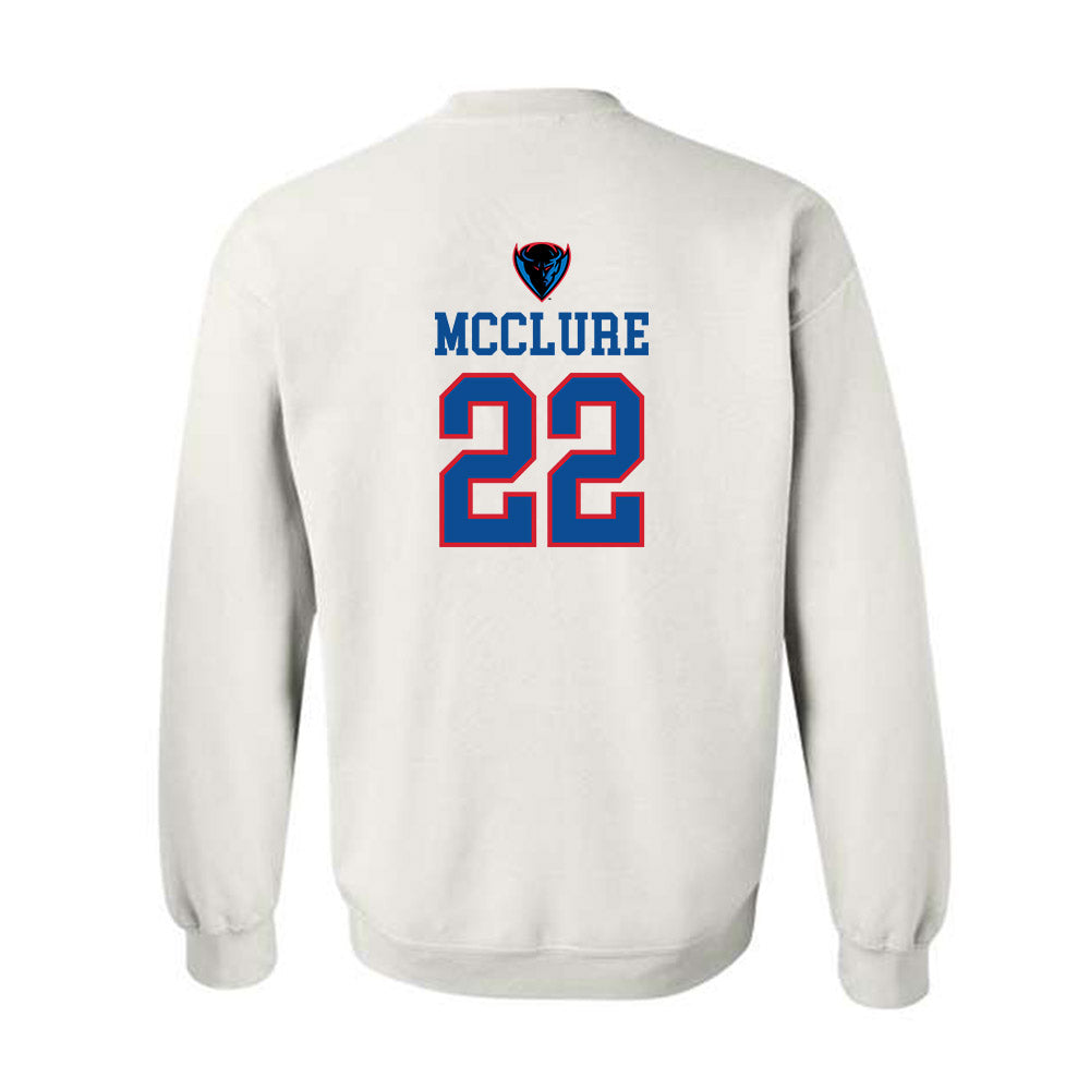 DePaul - NCAA Men's Basketball : Kruz McClure - Classic Shersey Crewneck Sweatshirt-1