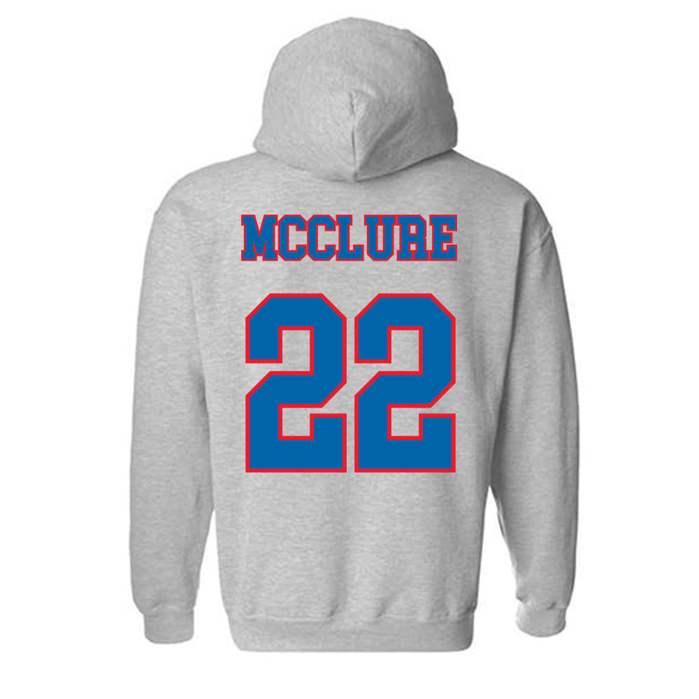 DePaul - NCAA Men's Basketball : Kruz McClure - Classic Shersey Hooded Sweatshirt-1