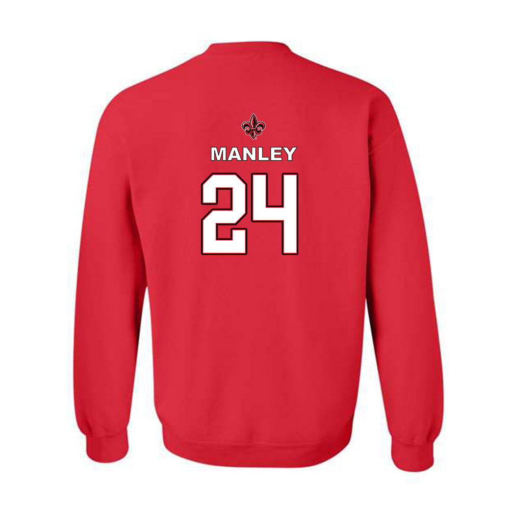 Louisiana - NCAA Women's Basketball : Mikaylah Manley - Sports Shersey Crewneck Sweatshirt-0