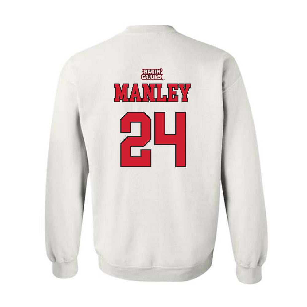 Louisiana - NCAA Women's Basketball : Mikaylah Manley - Sports Shersey Crewneck Sweatshirt-1