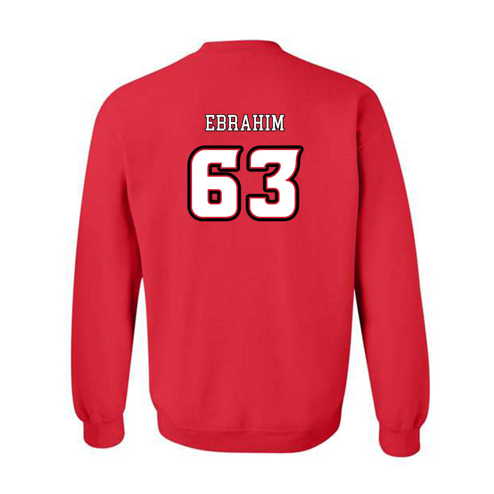 Louisiana - NCAA Football : Ryan Ebrahim - Generic Shersey Crewneck Sweatshirt