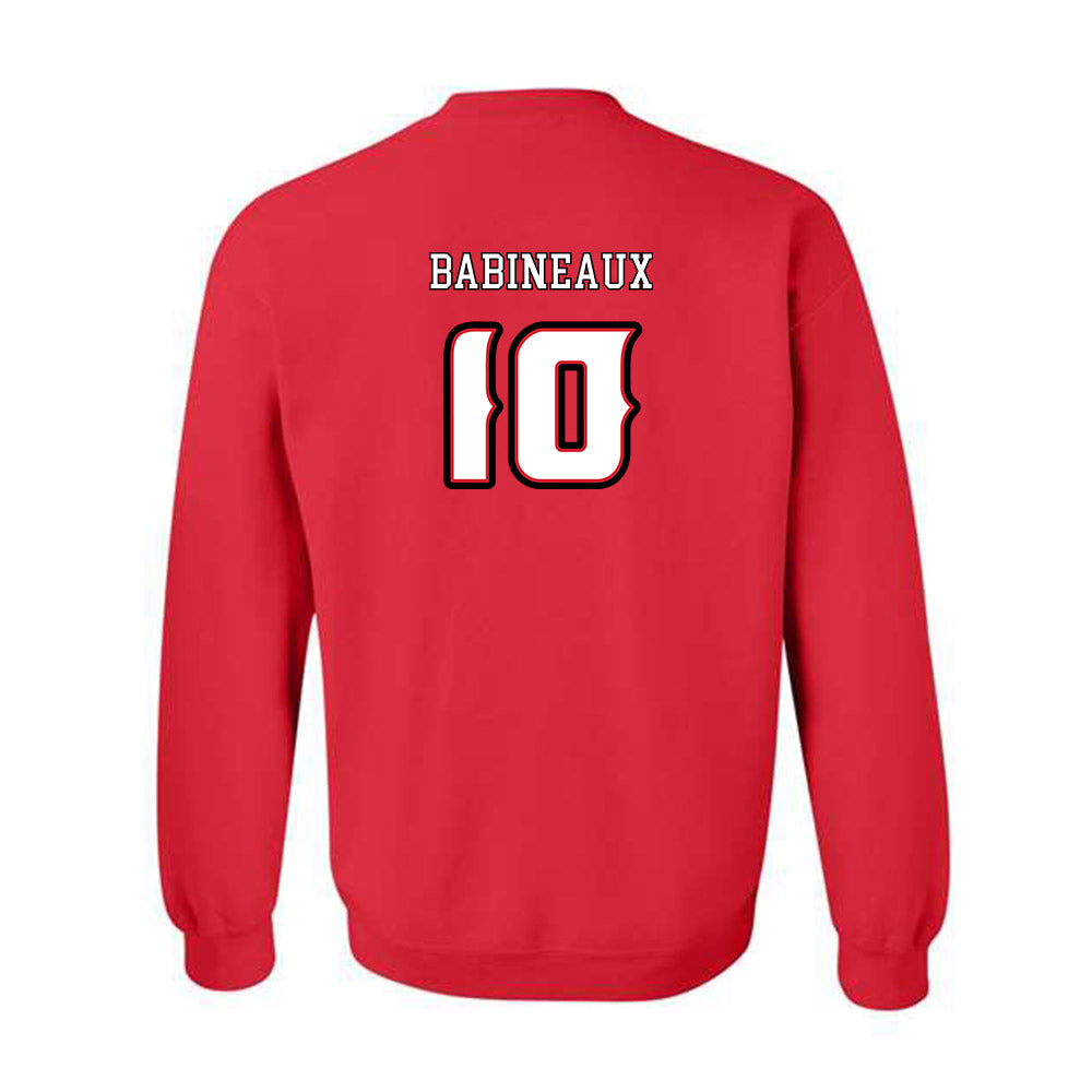 Louisiana - NCAA Football : Russell Babineaux - Generic Shersey Crewneck Sweatshirt-1