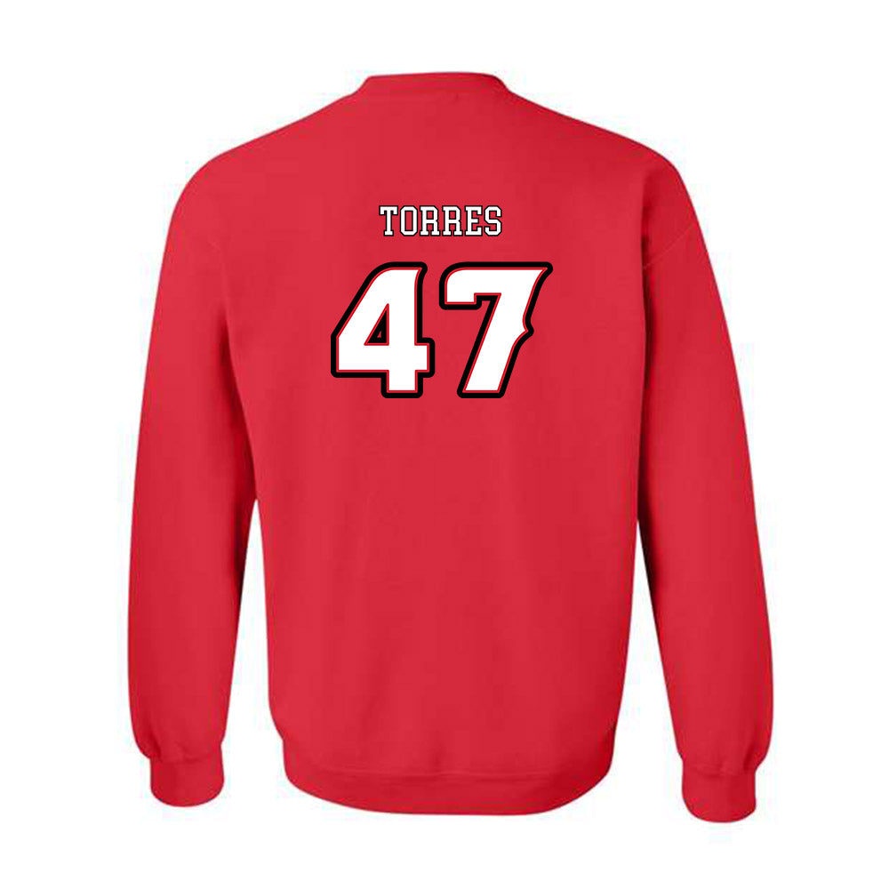Louisiana - NCAA Baseball : Jose Torres - Generic Shersey Crewneck Sweatshirt