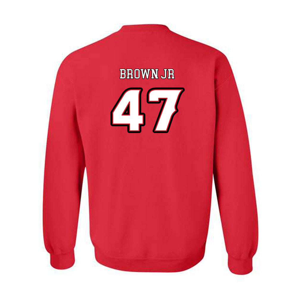 Louisiana - NCAA Football : Maurice Brown Jr - Generic Shersey Crewneck Sweatshirt-1