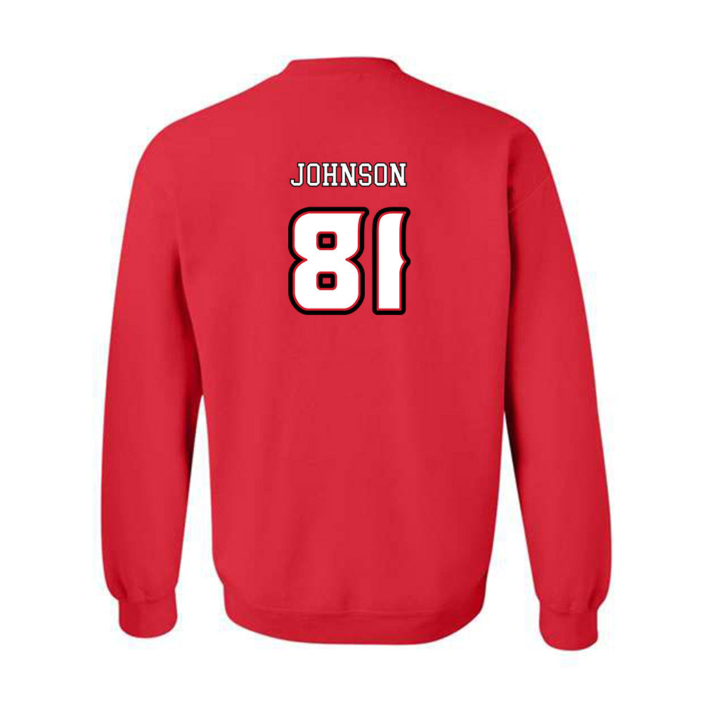 Louisiana - NCAA Football : Jaydon Johnson - Generic Shersey Crewneck Sweatshirt