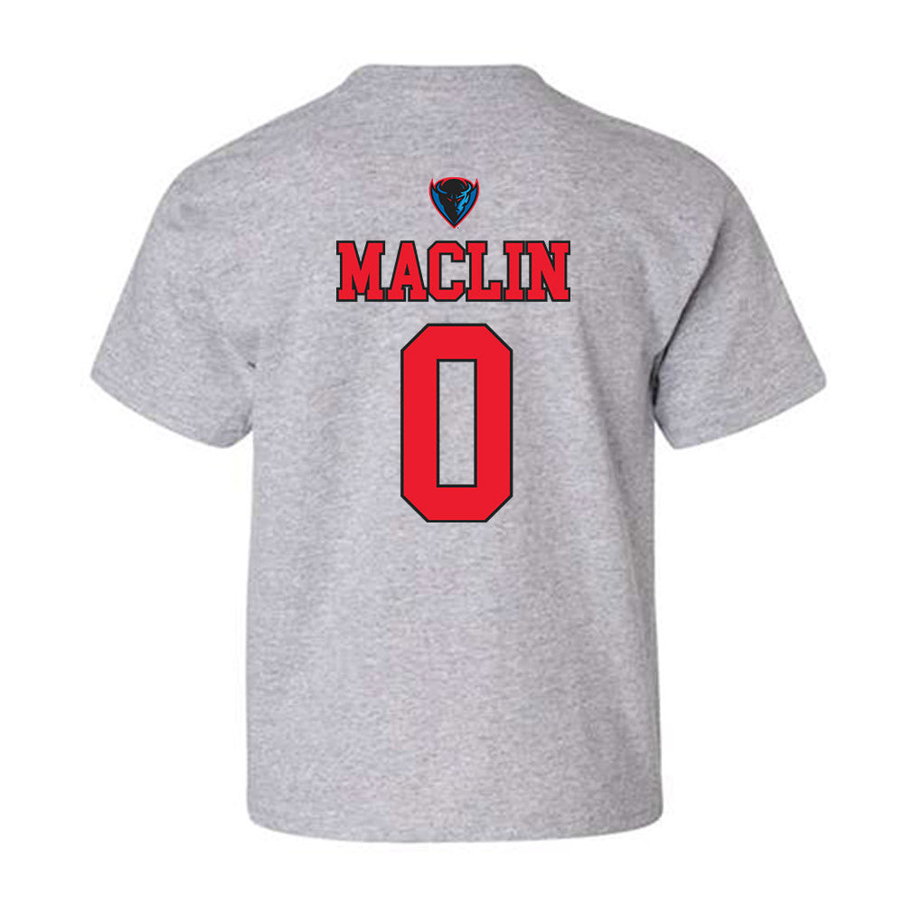 DePaul - NCAA Men's Basketball : Brandon Maclin - Sports Shersey Youth T-Shirt-1