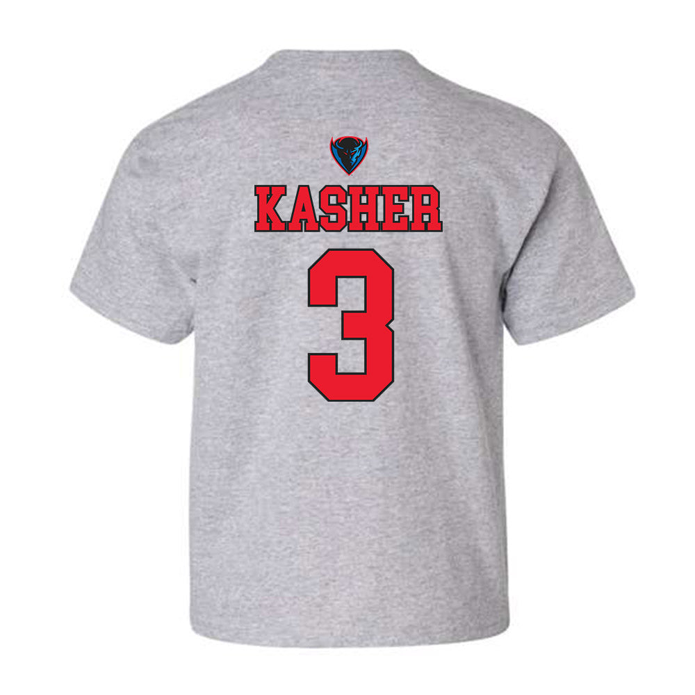 DePaul - NCAA Men's Basketball : Nate Kasher - Sports Shersey Youth T-Shirt