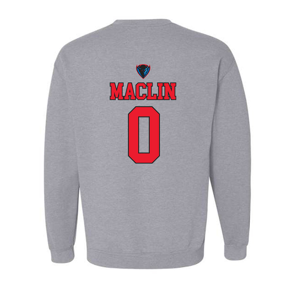 DePaul - NCAA Men's Basketball : Brandon Maclin - Sports Shersey Crewneck Sweatshirt-1