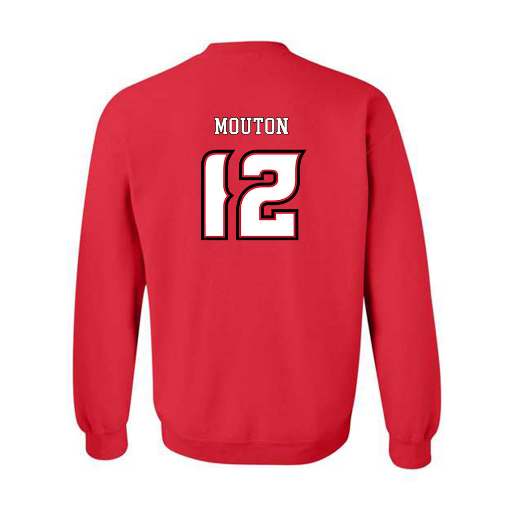 Louisiana - NCAA Men's Basketball : Michael Mouton - Generic Sports Shersey Crewneck Sweatshirt-1
