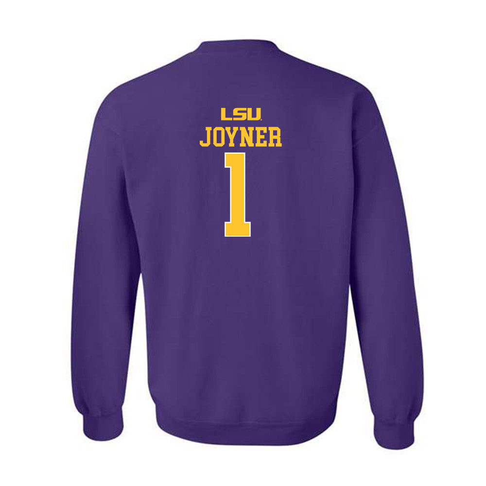LSU - NCAA Women's Basketball : Amiya Joyner - Sports Shersey Crewneck Sweatshirt-1
