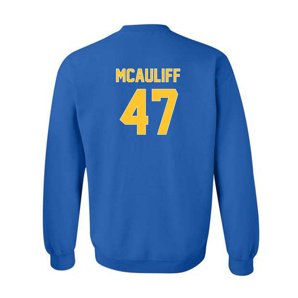 Pittsburgh - NCAA Baseball : Daniel McAuliff - Generic Shersey Crewneck Sweatshirt
