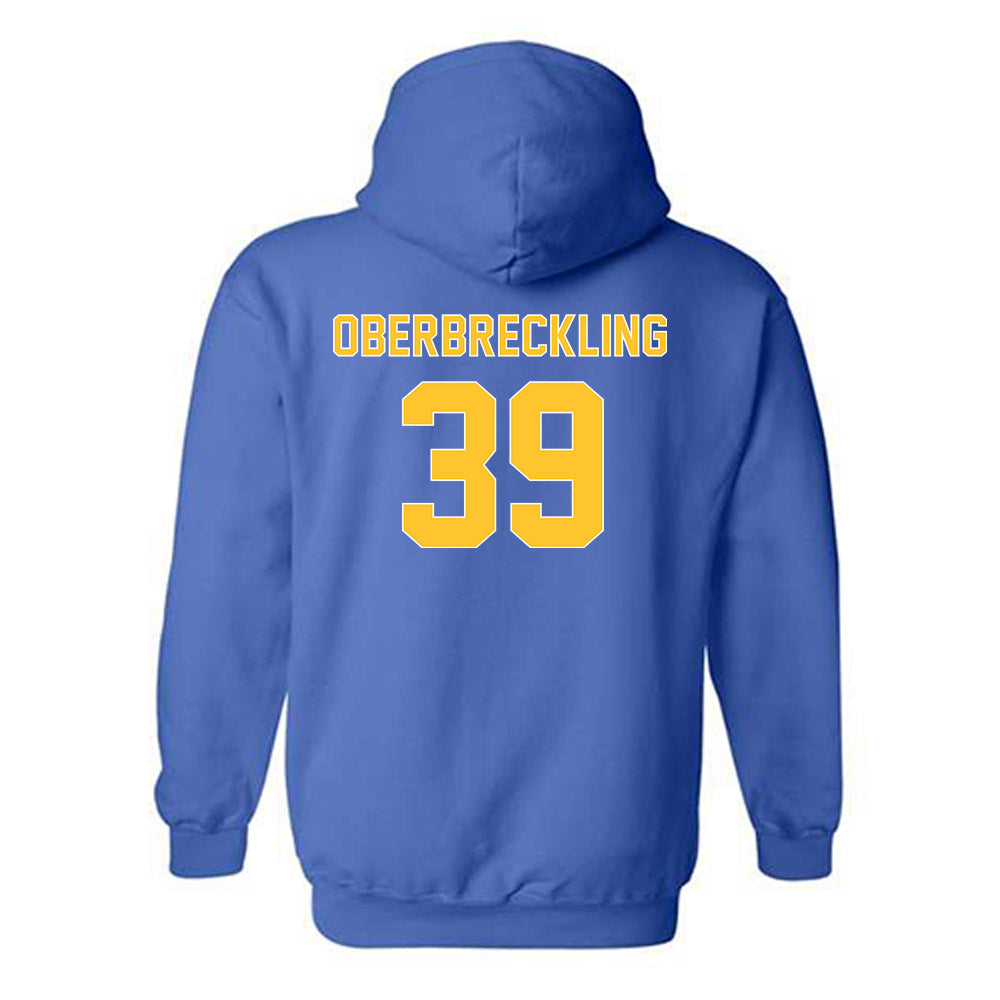 Pittsburgh - NCAA Softball : Addison Oberbreckling - Generic Shersey Hooded Sweatshirt-1
