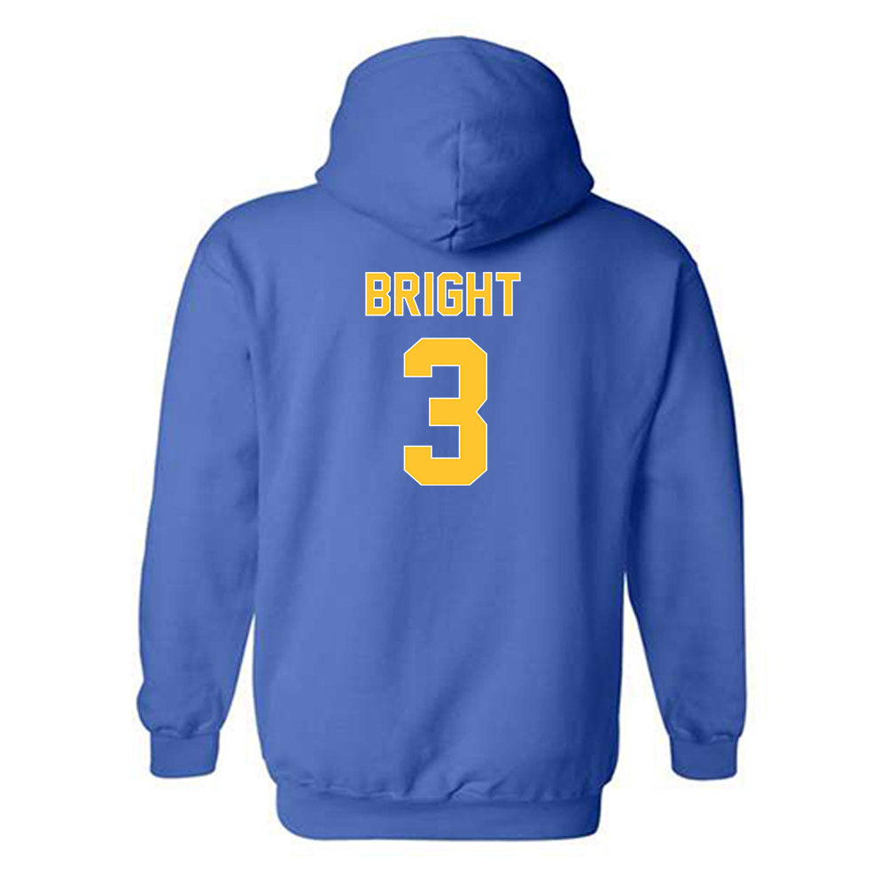 Pittsburgh - NCAA Women's Soccer : Maya Bright - Generic Shersey Hooded Sweatshirt-1