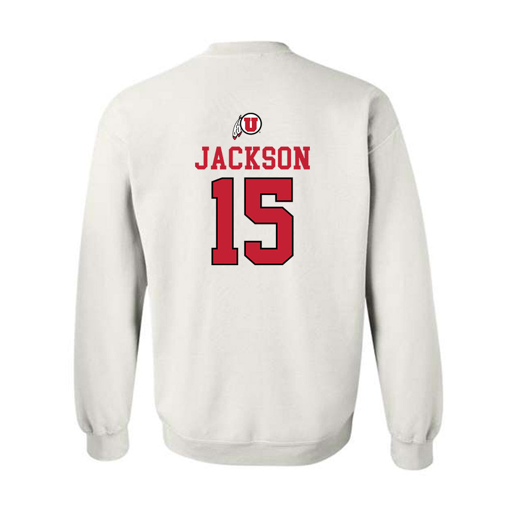 Utah - NCAA Men's Basketball : Alvin Jackson - Sports Shersey Crewneck Sweatshirt-1
