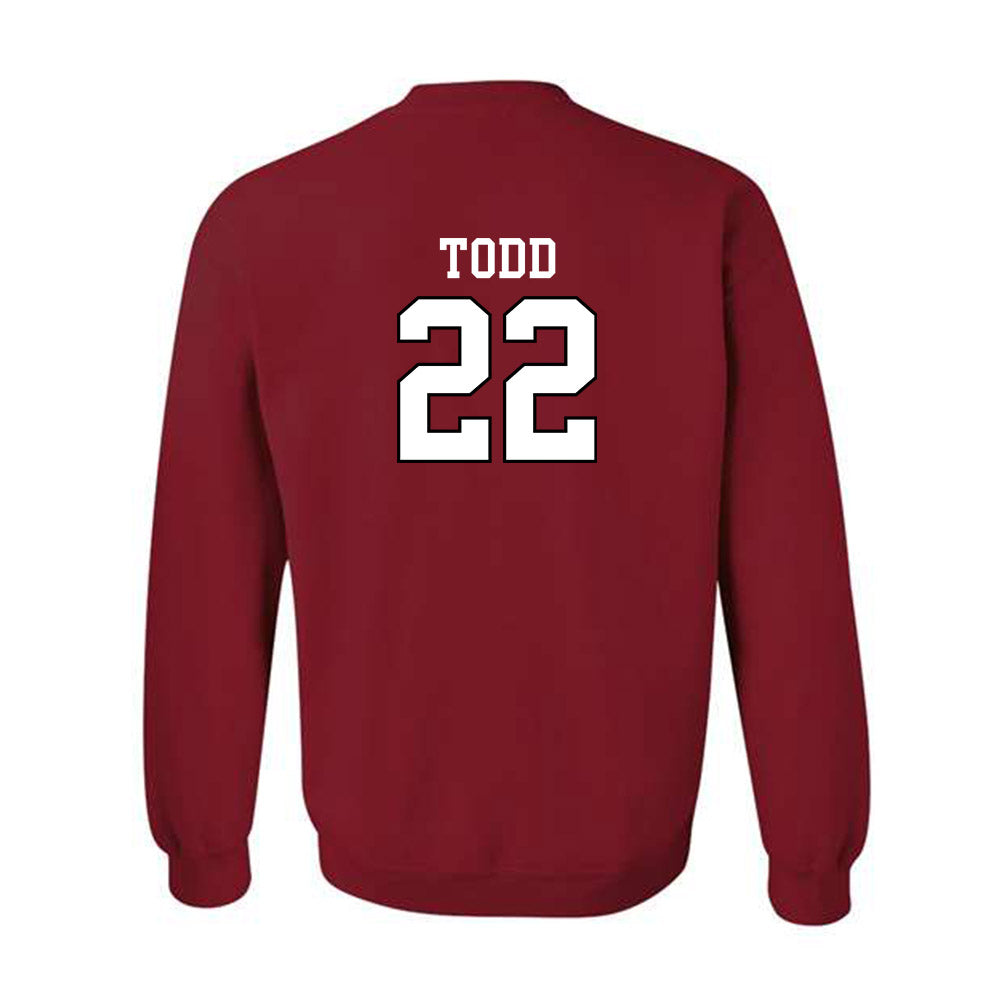 Utah - NCAA Women's Basketball : Ella Todd - Generic Shersey Crewneck Sweatshirt-1