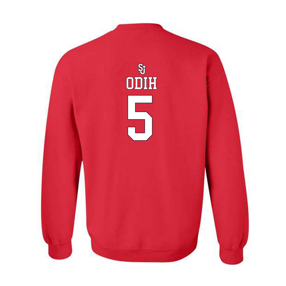 St. Johns - NCAA Men's Basketball : Kelvin Odih - Sports Shersey Crewneck Sweatshirt-1