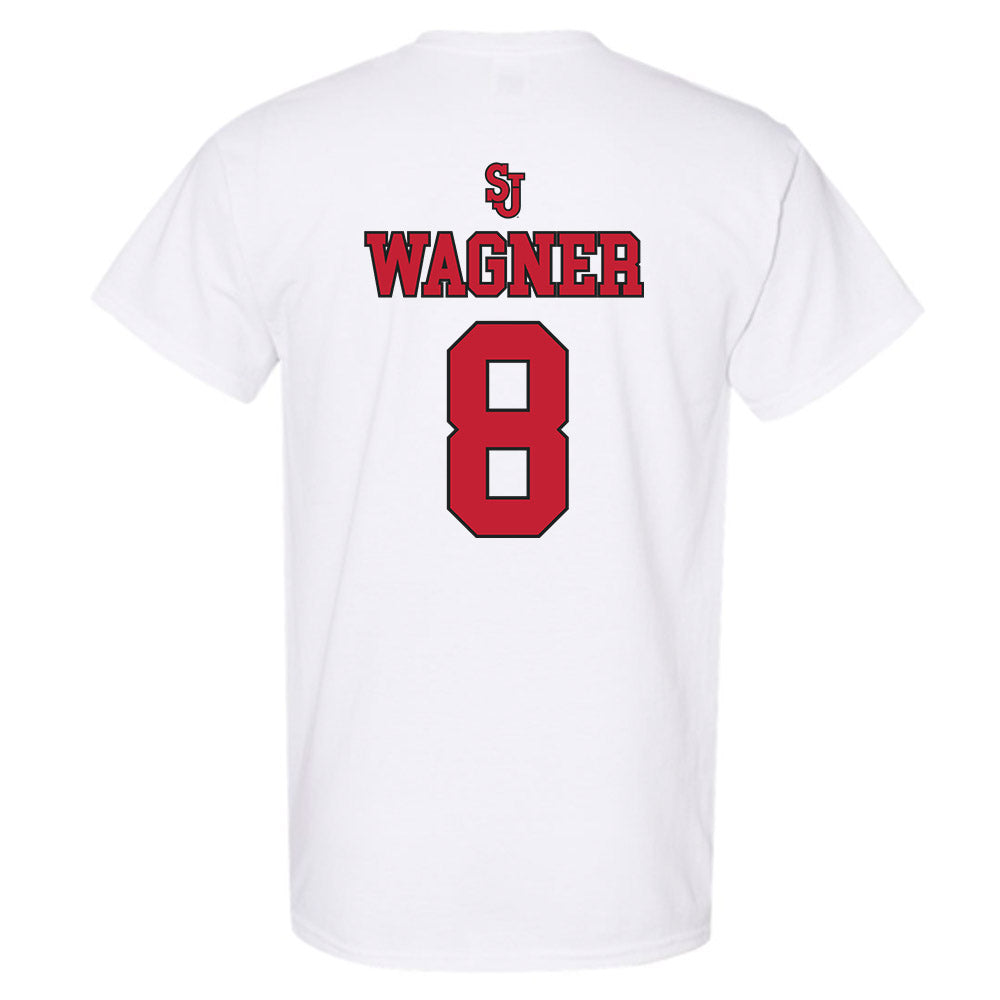St. Johns - NCAA Women's Basketball : Shaulana Wagner - Sports Shersey T-Shirt-1