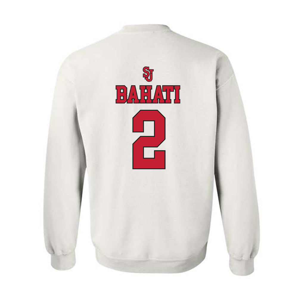 St. Johns - NCAA Women's Basketball : Julie Bahati - Sports Shersey Crewneck Sweatshirt-1
