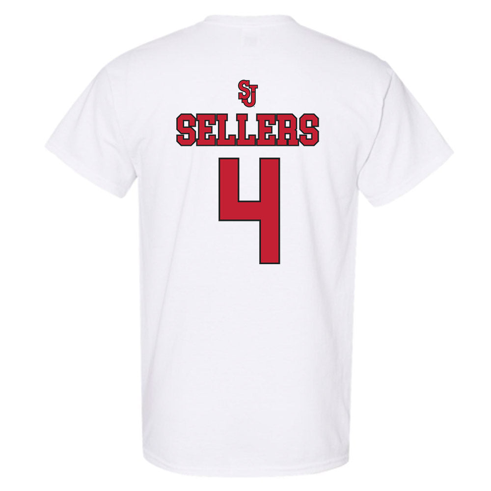 St. Johns - NCAA Men's Basketball : Oziyah Sellers - Sports Shersey T-Shirt-1