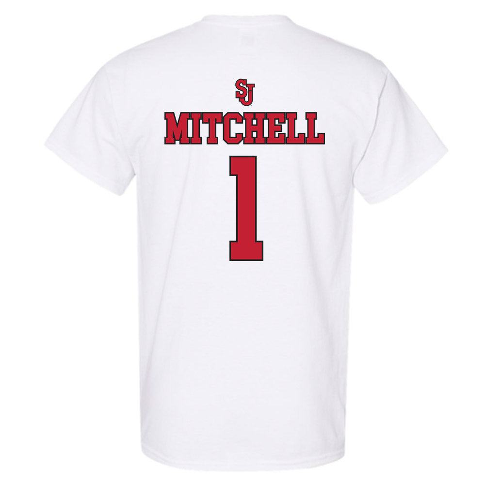 St. Johns - NCAA Men's Basketball : Dillon Mitchell - Sports Shersey T-Shirt-1