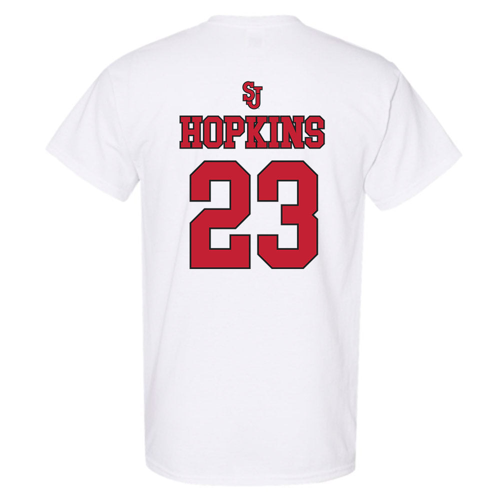 St. Johns - NCAA Men's Basketball : Bryce Hopkins - Sports Shersey T-Shirt-1