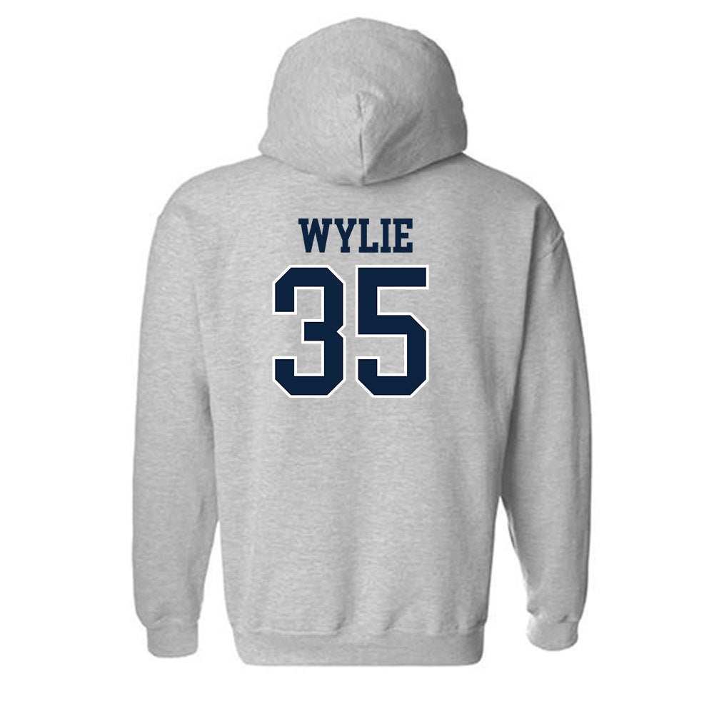 Xavier - NCAA Baseball : Jon Wylie - Generic Shersey Hooded Sweatshirt-1