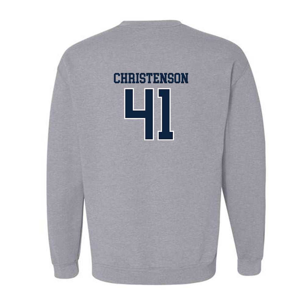 Xavier - NCAA Baseball : Carter Christenson - Generic Shersey Crewneck Sweatshirt-1