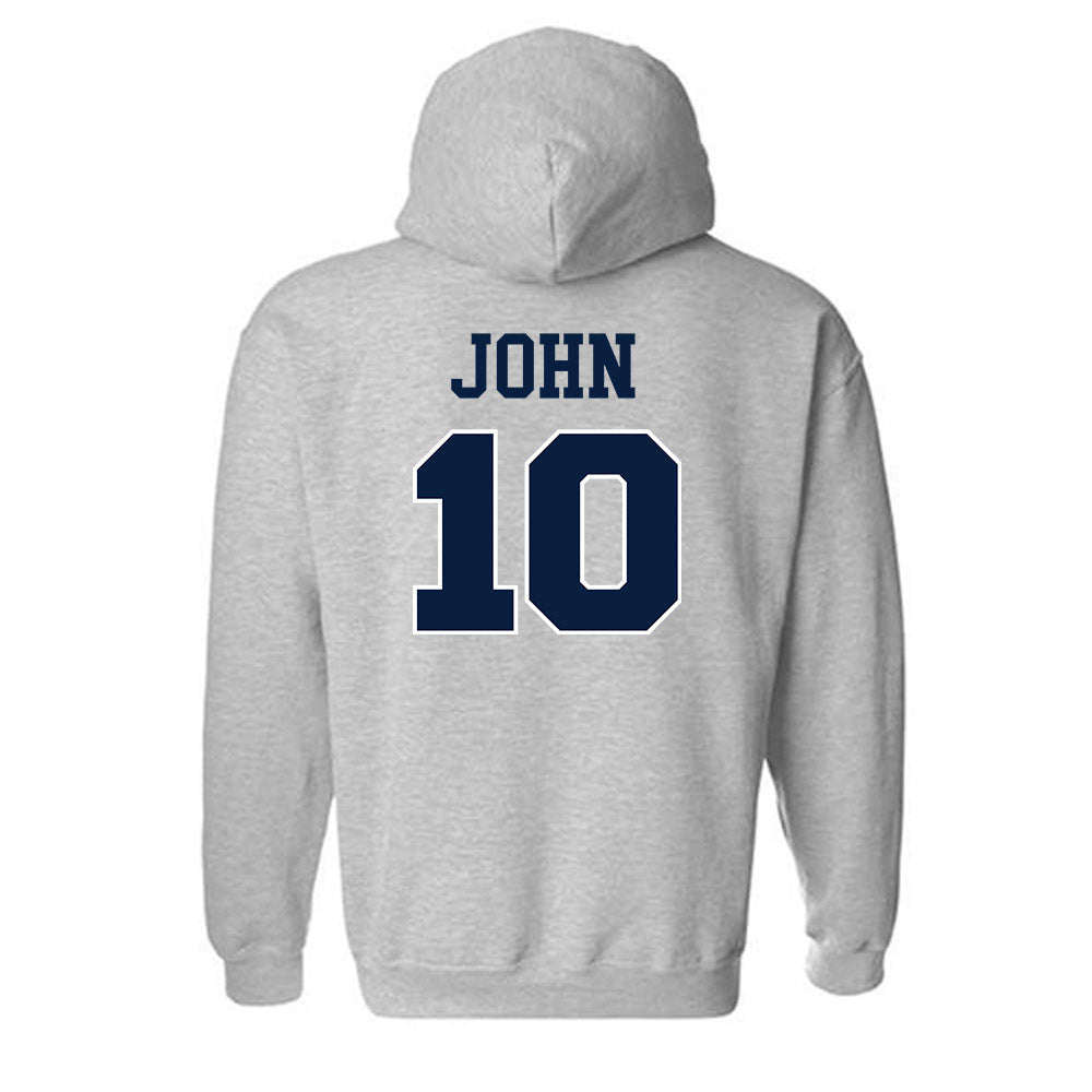 Liberty - NCAA Men's Soccer : Elijah John - Generic Shersey Hooded Sweatshirt-1