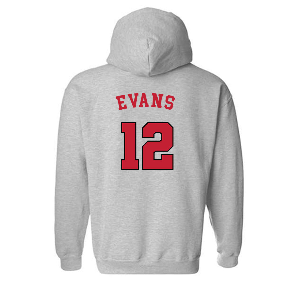 Utah - NCAA Women's Basketball : Chyra Evans - Generic Sports Hooded Sweatshirt-1