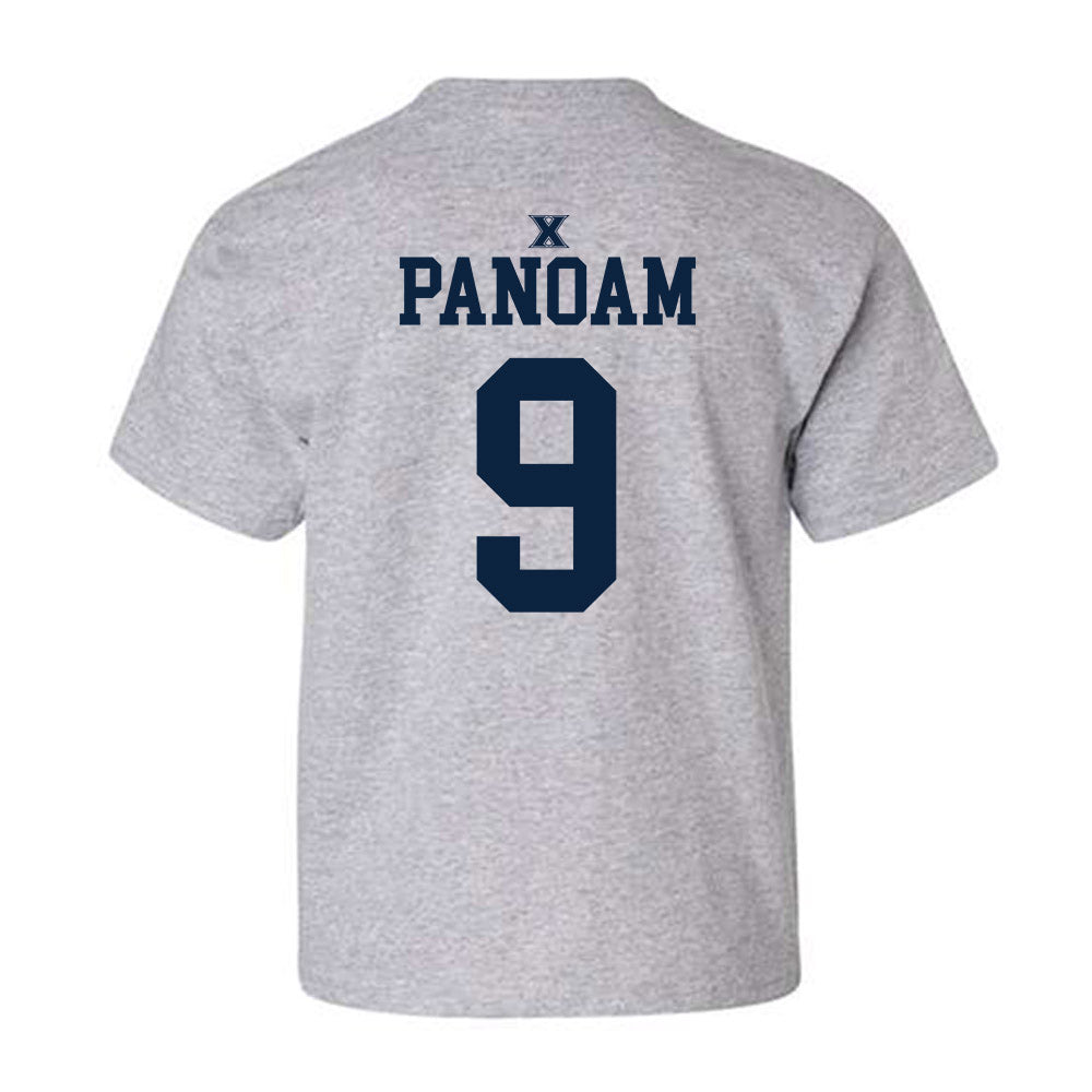 Xavier - NCAA Men's Basketball : Mier Panoam - Sports Shersey Youth T-Shirt-1