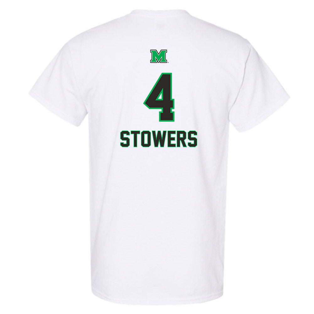 Marshall - NCAA Women's Basketball : Zenthia Stowers - Generic Shersey T-Shirt-1