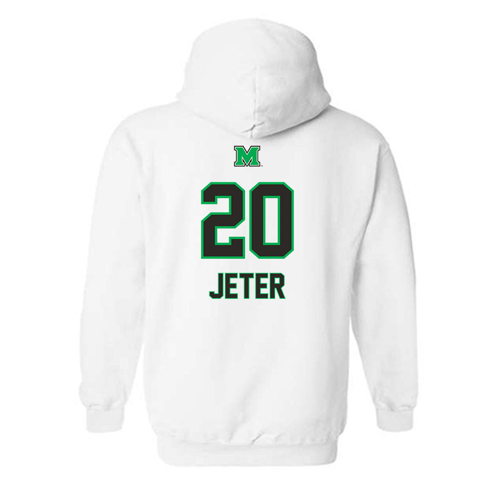 Marshall - NCAA Football : TaShawn Jeter - Generic Shersey Hooded Sweatshirt-1