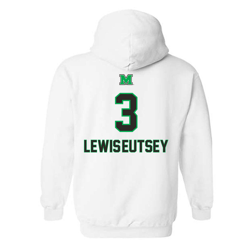 Marshall - NCAA Women's Basketball : Timaya Lewis-Eutsey - Generic Shersey Hooded Sweatshirt-1