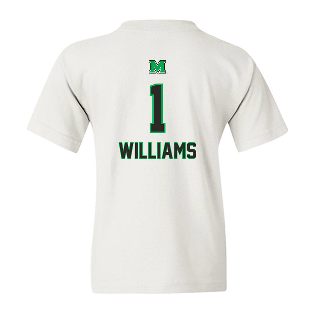 Marshall - NCAA Women's Track & Field : Alayezia Williams - Generic Shersey Youth T-Shirt-1