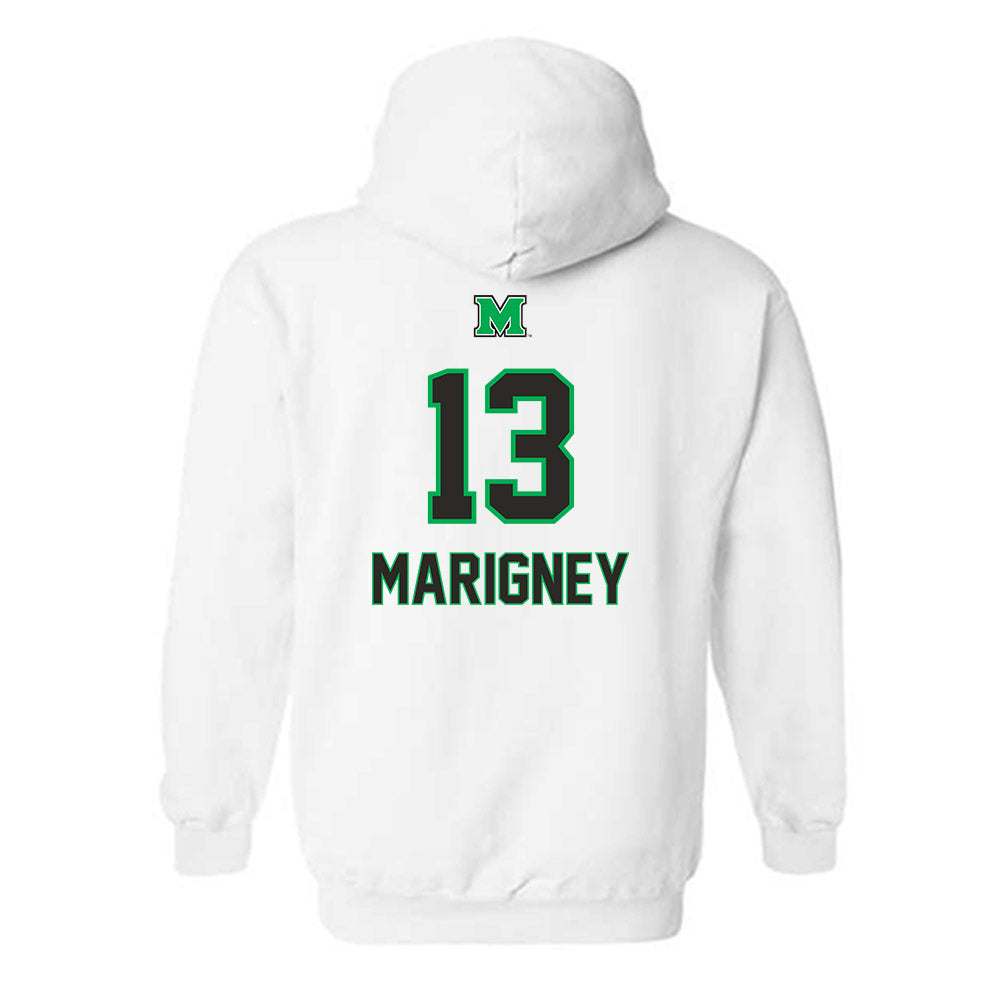 Marshall - NCAA Women's Basketball : Leyocha Somone Marigney - Generic Shersey Hooded Sweatshirt