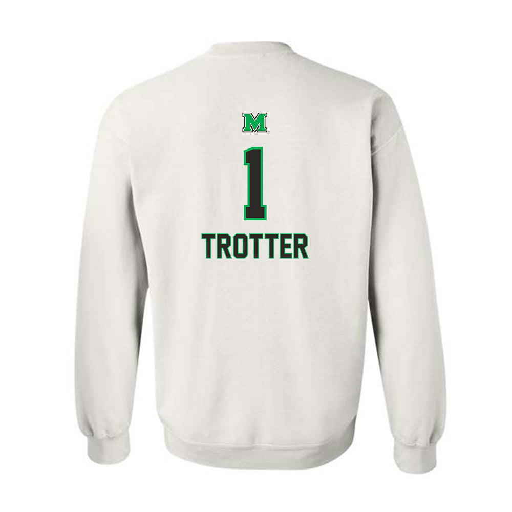 Marshall - NCAA Football : Boogie Trotter - Generic Shersey Crewneck Sweatshirt-1