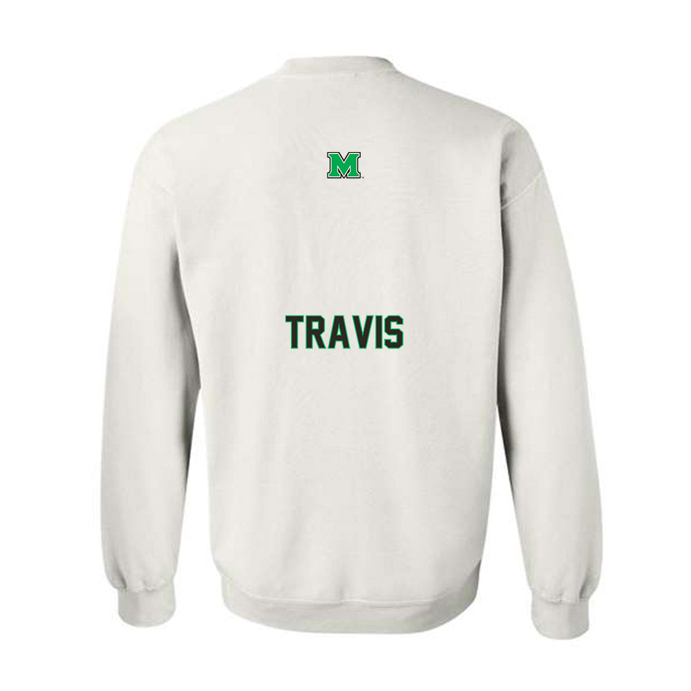Marshall - NCAA Women's Track & Field : Azure Travis - Generic Shersey Crewneck Sweatshirt