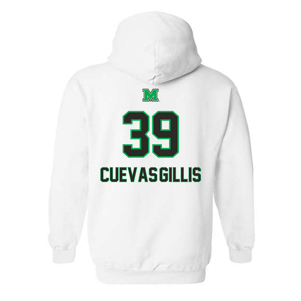 Marshall - NCAA Football : Ajani Cuevas-Gillis - Generic Shersey Hooded Sweatshirt-1