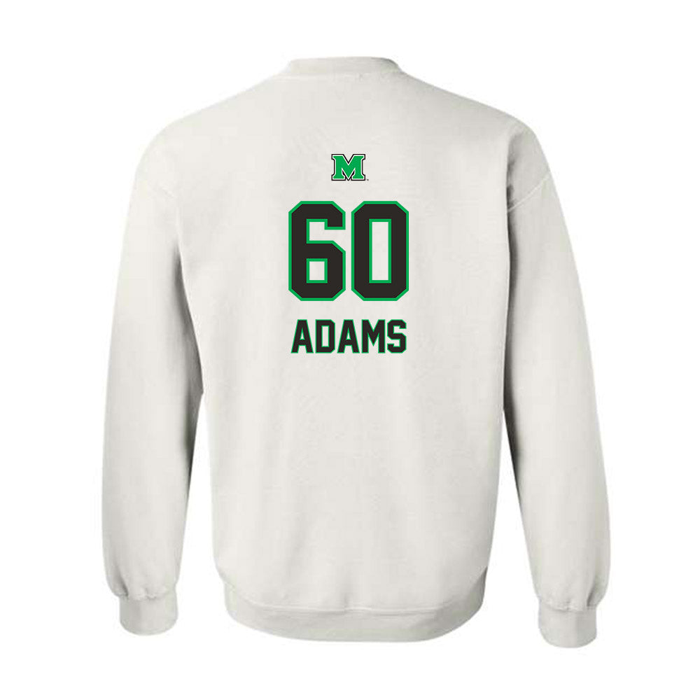 Marshall - NCAA Football : Shunmarkus Adams - Generic Shersey Crewneck Sweatshirt-1
