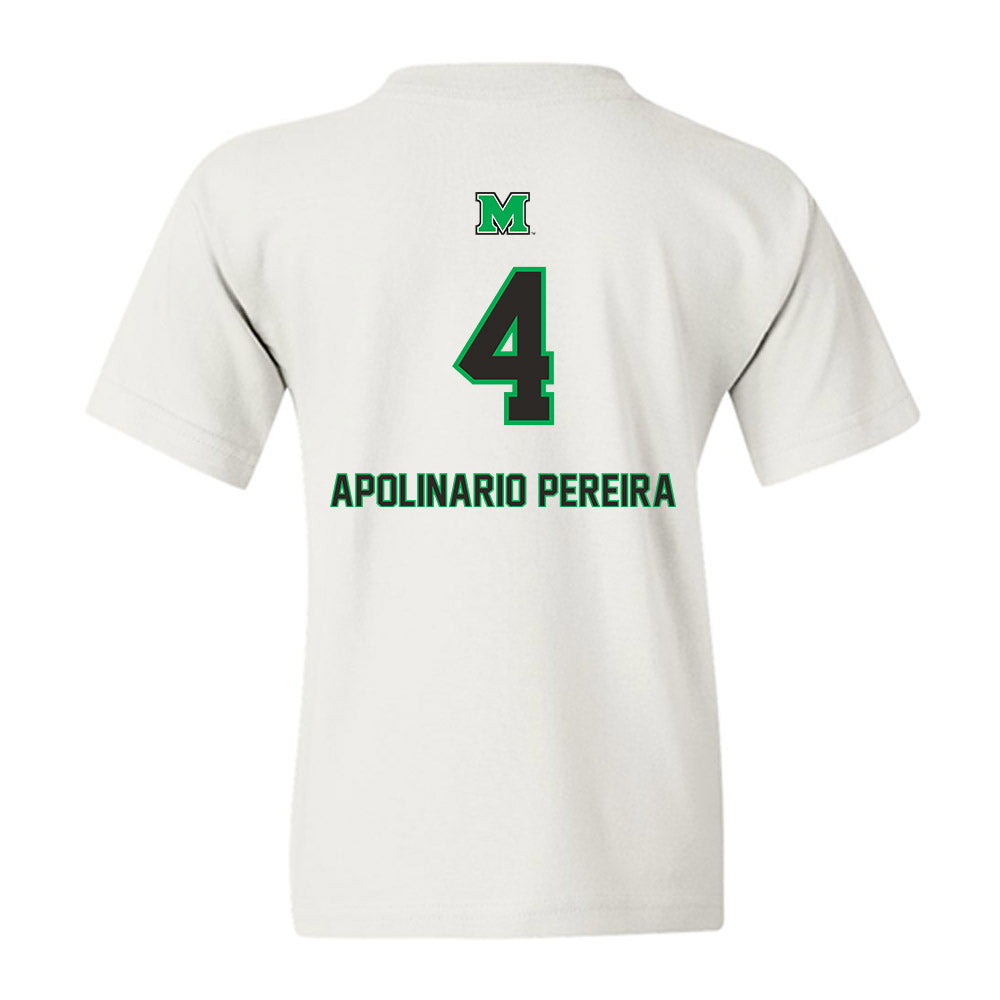 Marshall - NCAA Men's Soccer : Thiago Apolinario Pereira - Generic Shersey Youth T-Shirt-1